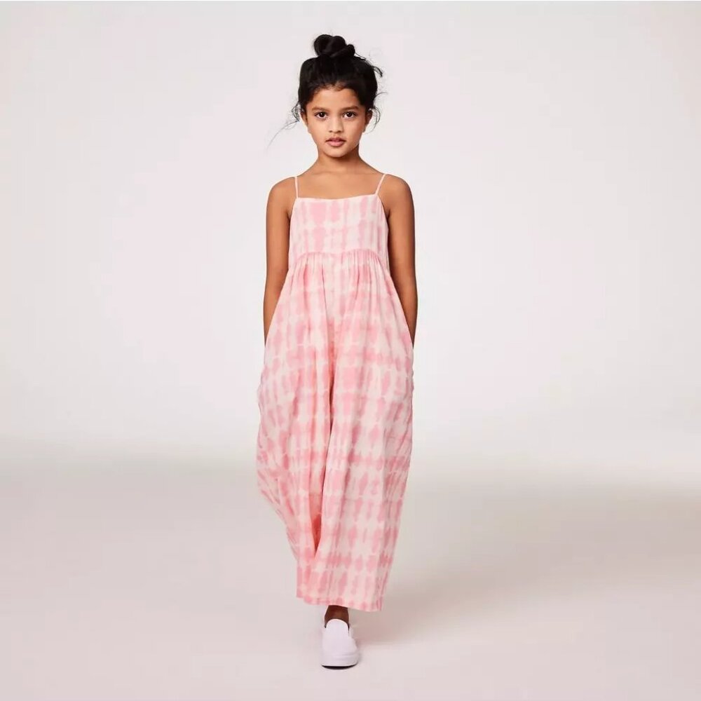 Girls Janie & Jack Pearl Tie-Dye Jumpsuit, Size 8